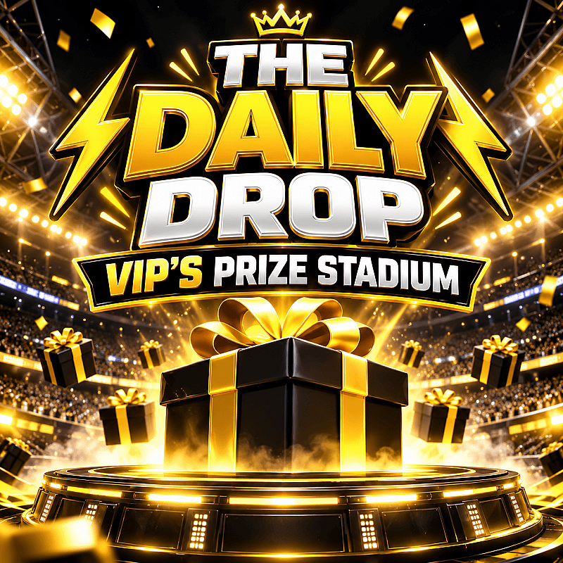 FOR FREE - THE DAILY DROP VIP'S PRIZE STADIUM - £100 END DRAW