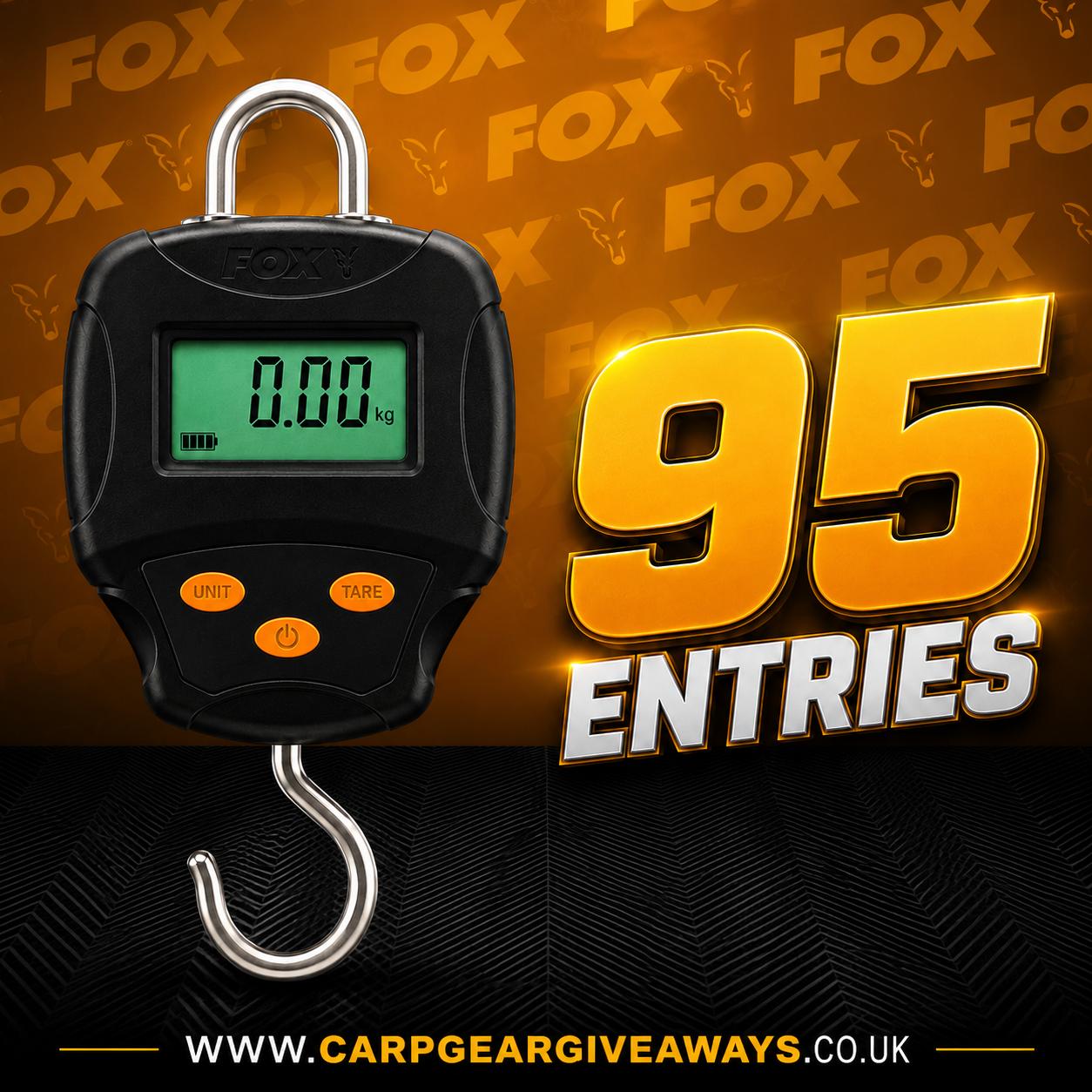 95 ENTRIES ONLY - FOX DIGITAL SCALES 
