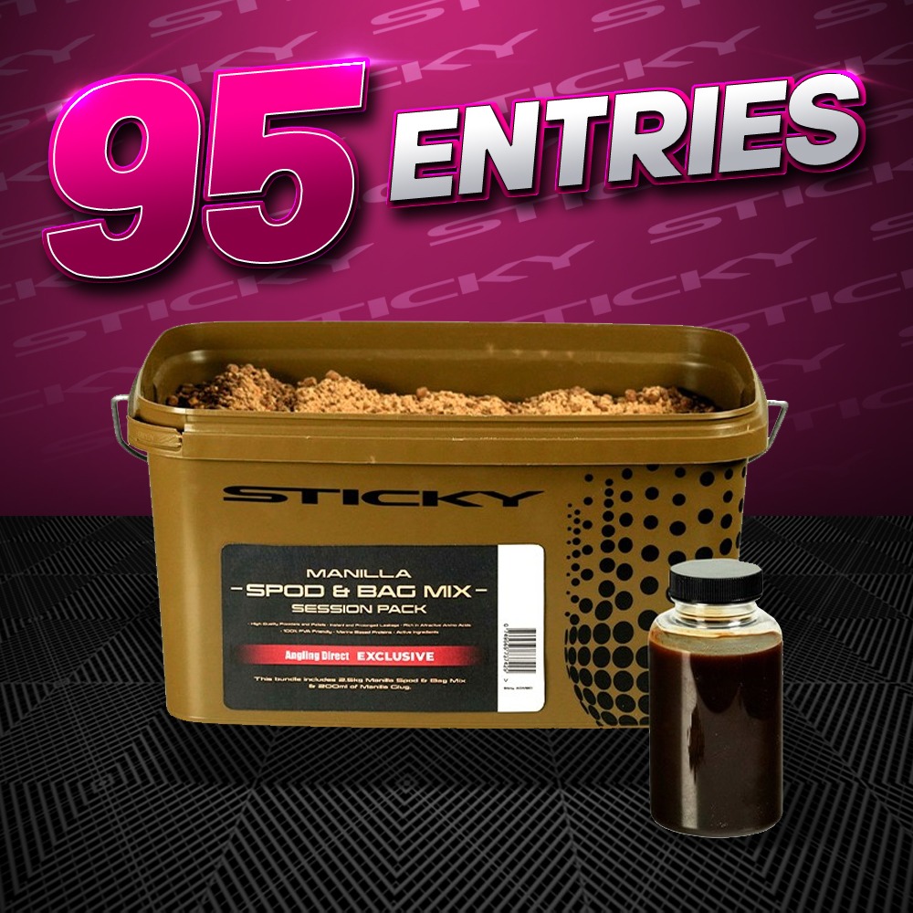 95 ENTRIES ONLY -  STICKY MANILLA SESSION PACK 