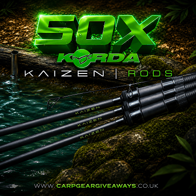 FUN SPONTI FOR 5P 50x KAIZEN GREEN 3 ROD SETS + JACKPOTS WITH NETS!