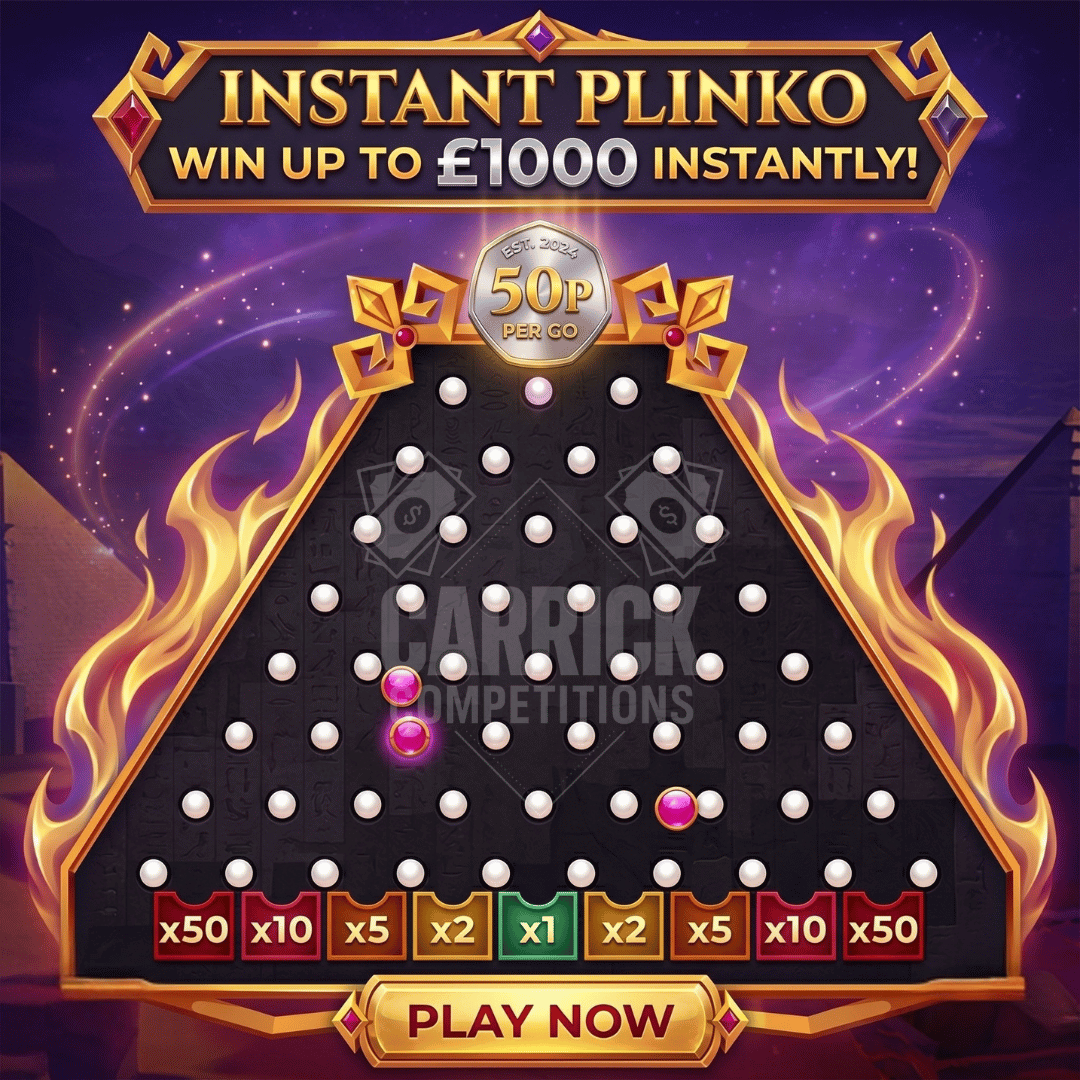 Instant Plinko! - Win up to £1000 CASH INSTANTLY! 