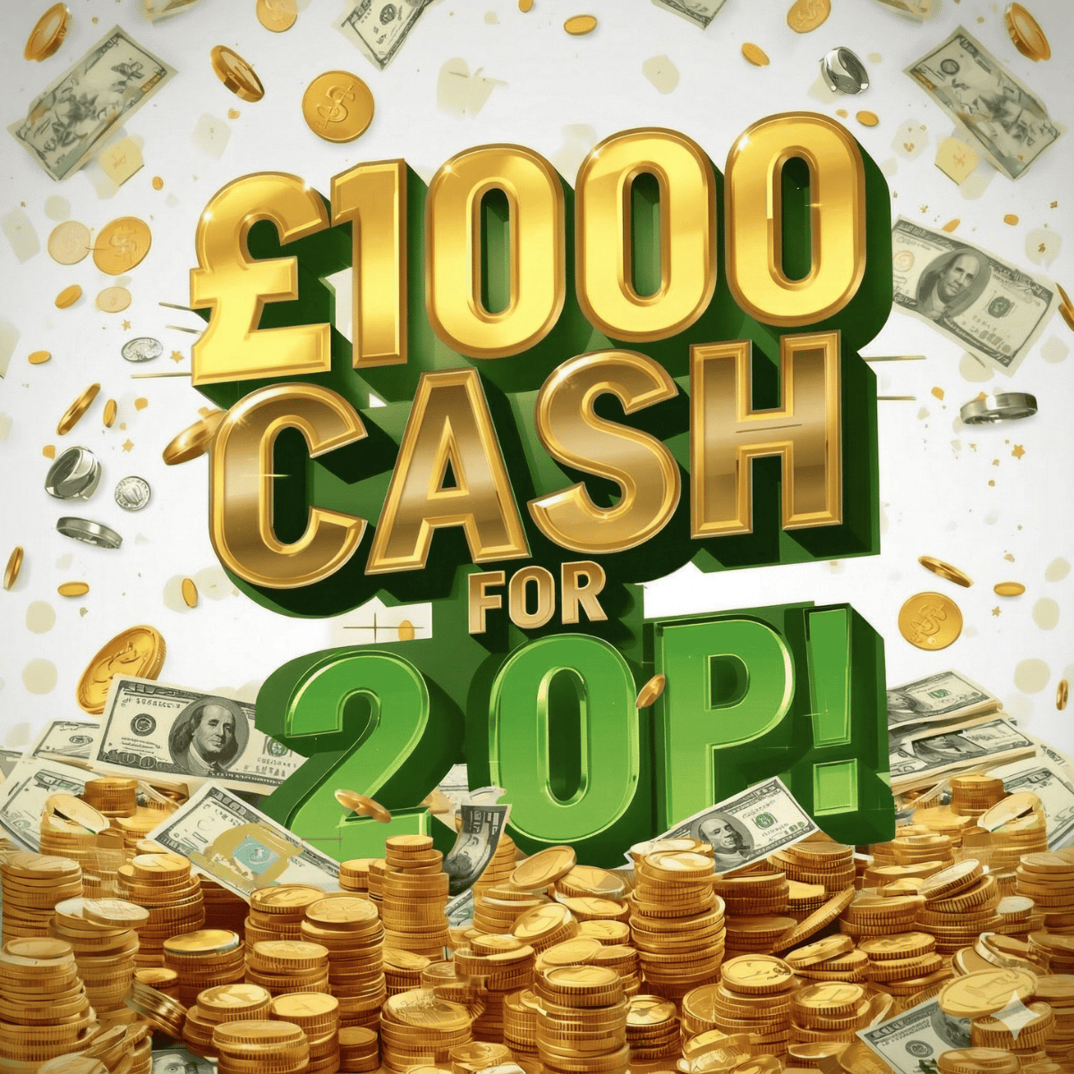 £1000 CASH 