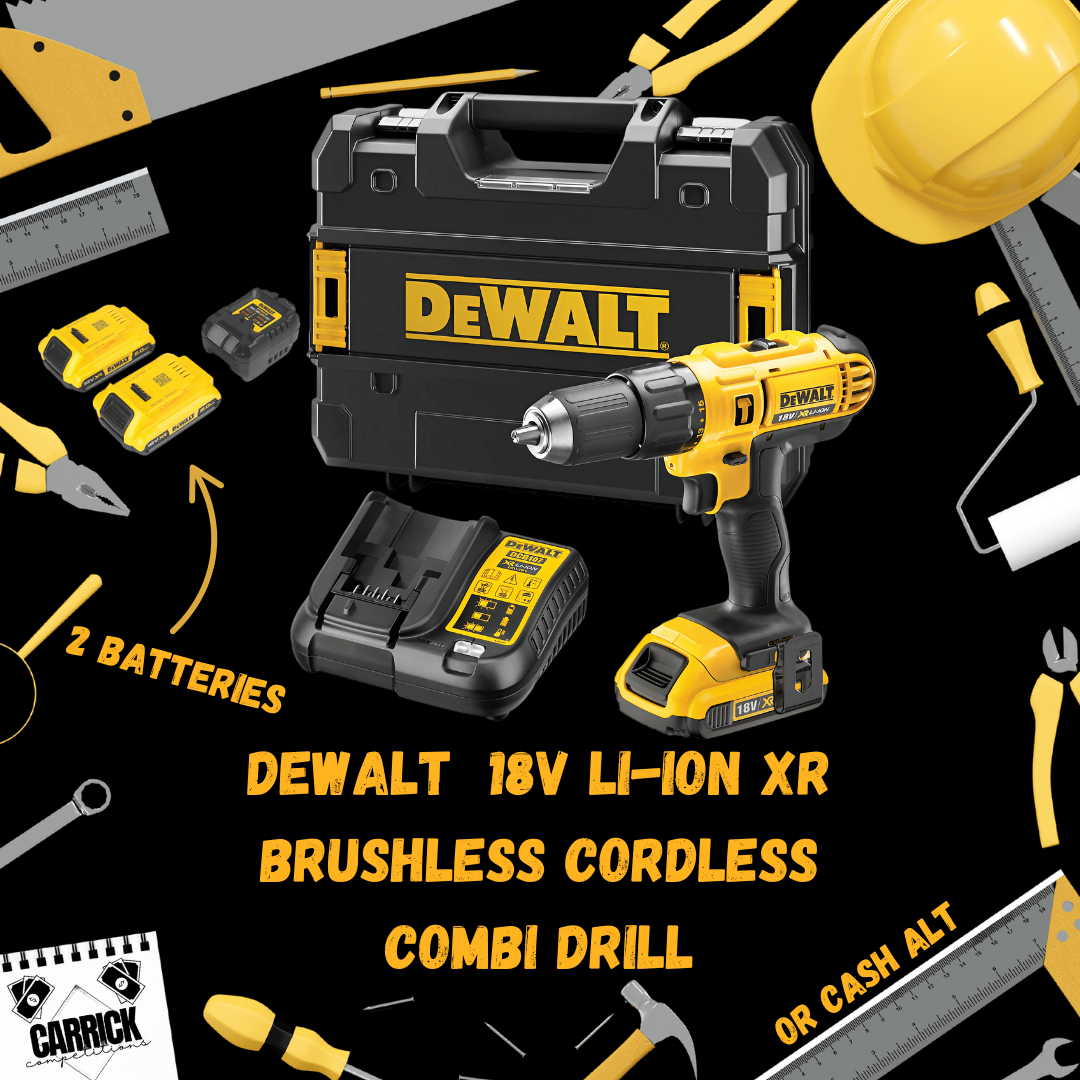 DEWALT  18V LI-ION XR BRUSHLESS CORDLESS COMBI DRILL