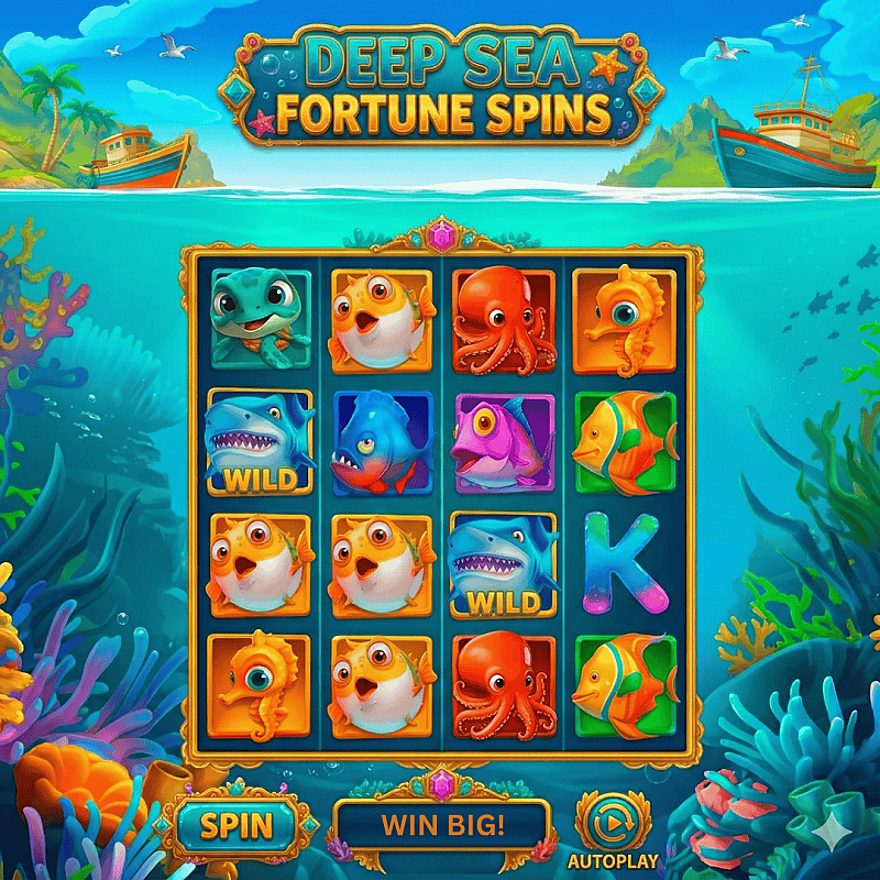 DEEP SEA FORTUNE SPINS!