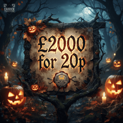 £2000 FOR 20p 👻