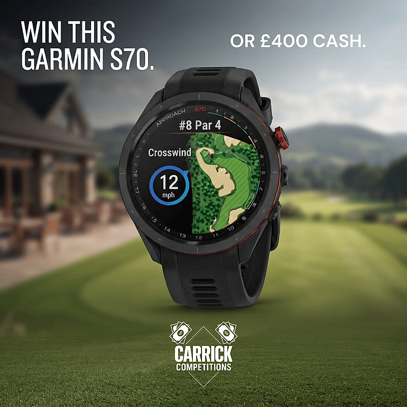 Garmin Approach S70 GPS Golf Smart Watch or £400 CASH 