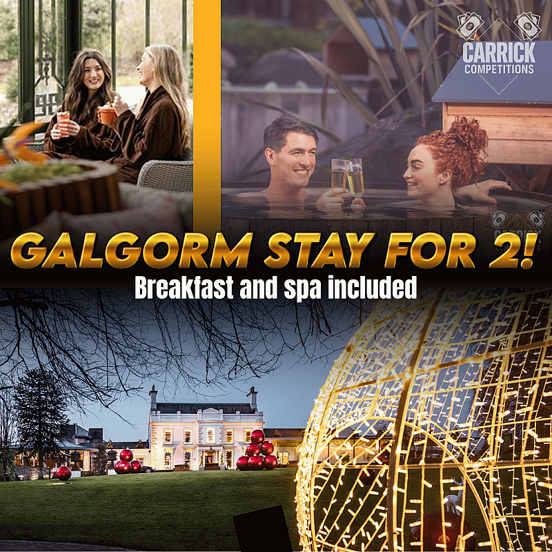 GALGORM STAY FOR 2 - £200 CASH ALT
