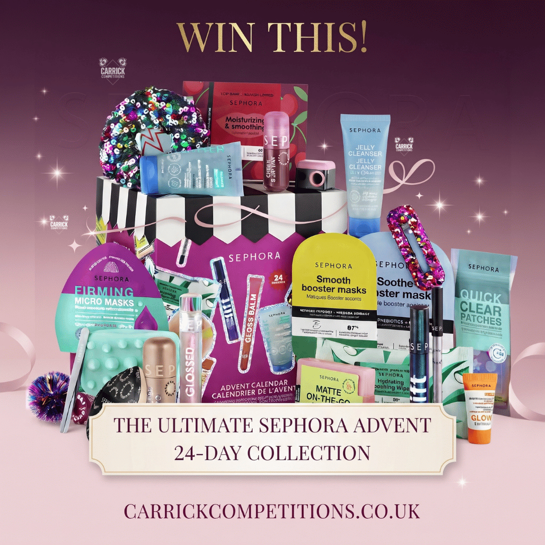 WIN THIS SEPHORA 24 DAY ADVENT CALENDAR! 💄
