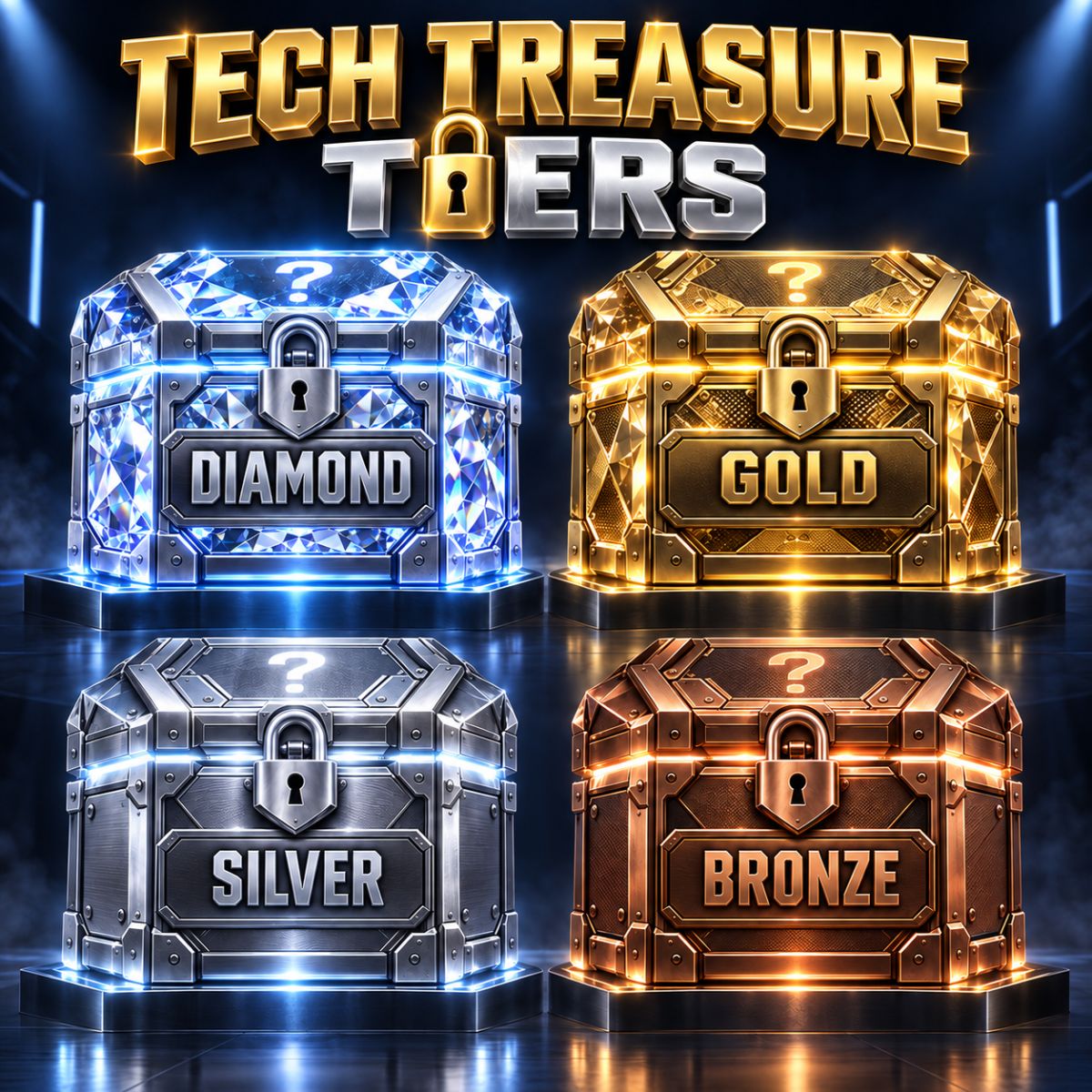 TECH TREASURE TIERS 💎🔒
