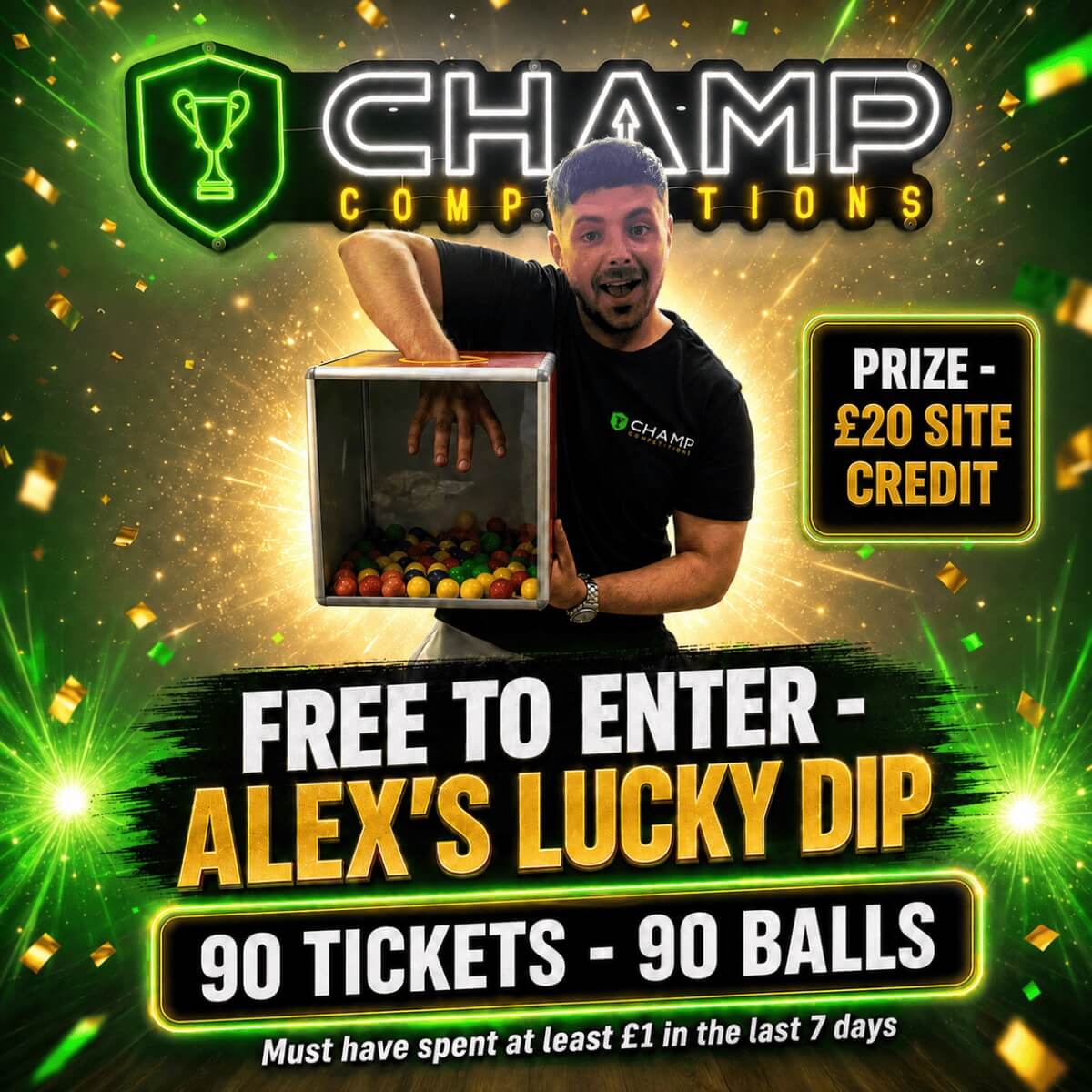 FREE TO ENTER - ALEX'S LUCKY DIP - £20 SITE CREDIT