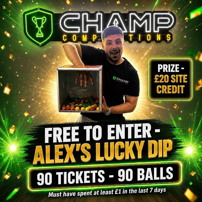 FREE TO ENTER - ALEX'S LUCKY DIP - £20 SITE CREDIT