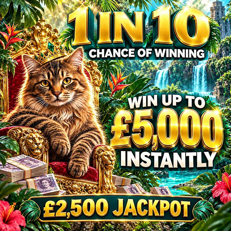 1in10 Chance Of Winning - BIG INSTANT PRIZES!
