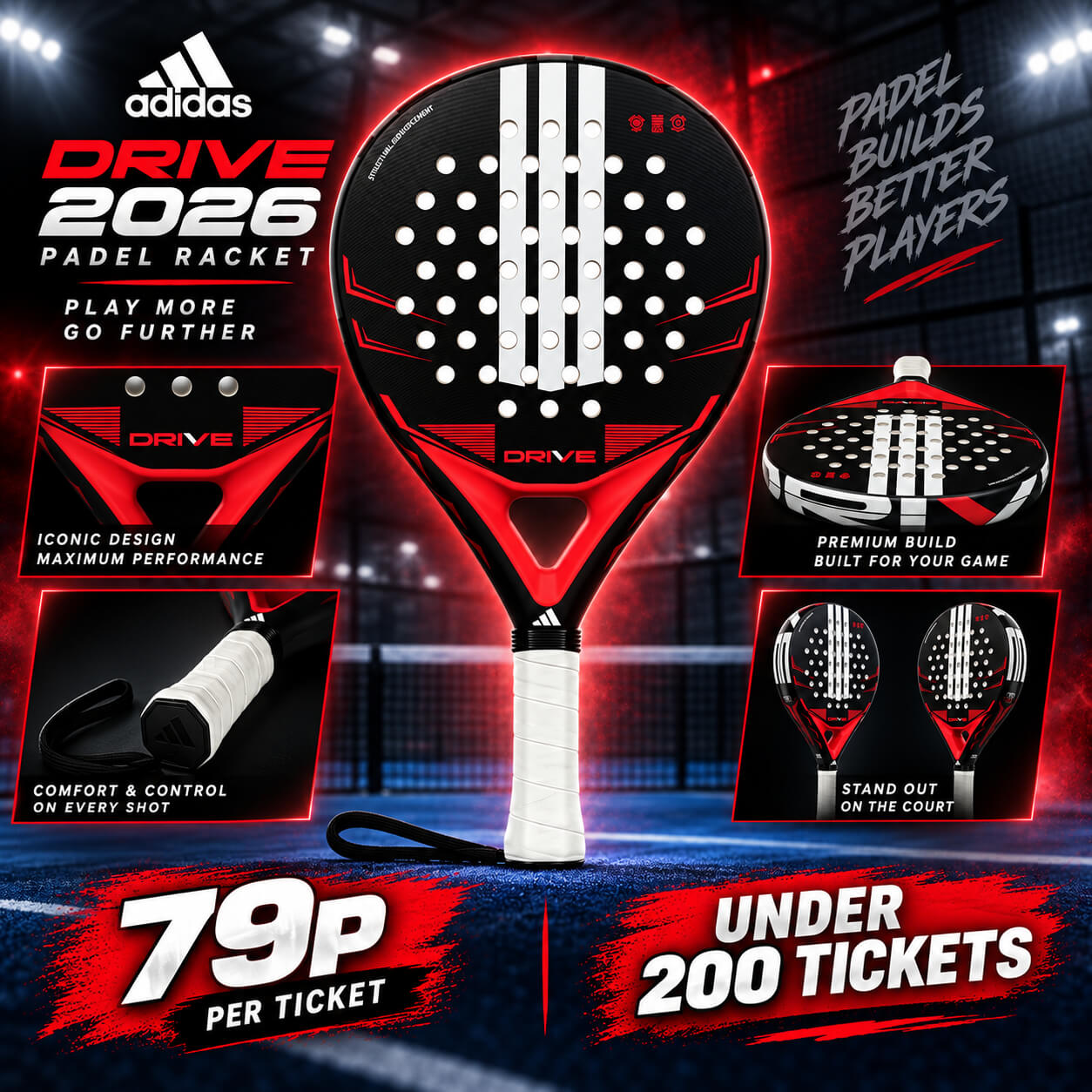 Adidas Drive Padel Racket 2026