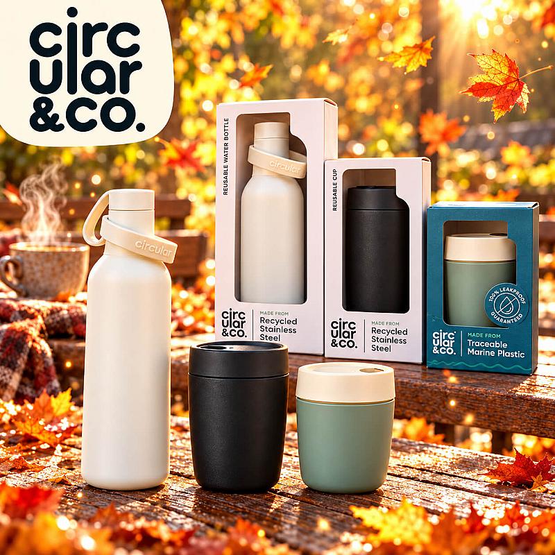 Win this Circular & Co Bundle | 2 Coffee Cups & Water Bottle