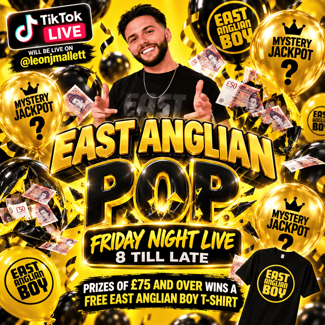 EAST ANGLIAN POP - TikTok Live with Leon Mallett
