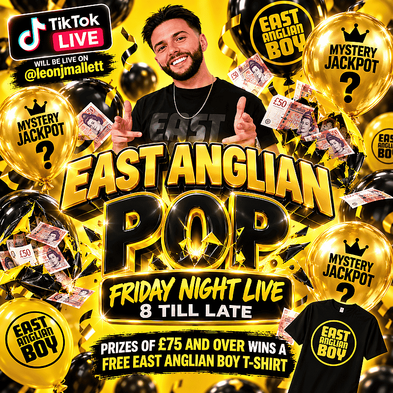 EAST ANGLIAN POP - TikTok Live with Leon Mallett