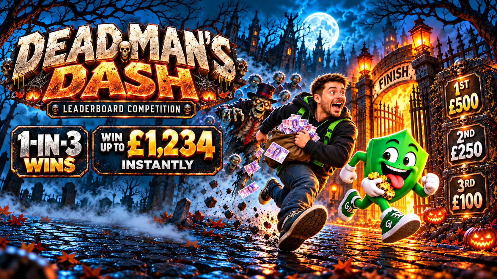 DEAD MANS DASH! LEADERBOARD COMPETITION