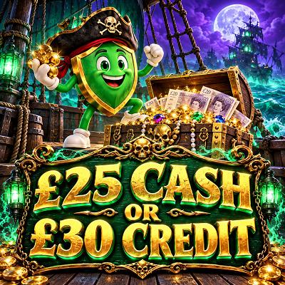 £25 Cash or £30 Credit 🍀