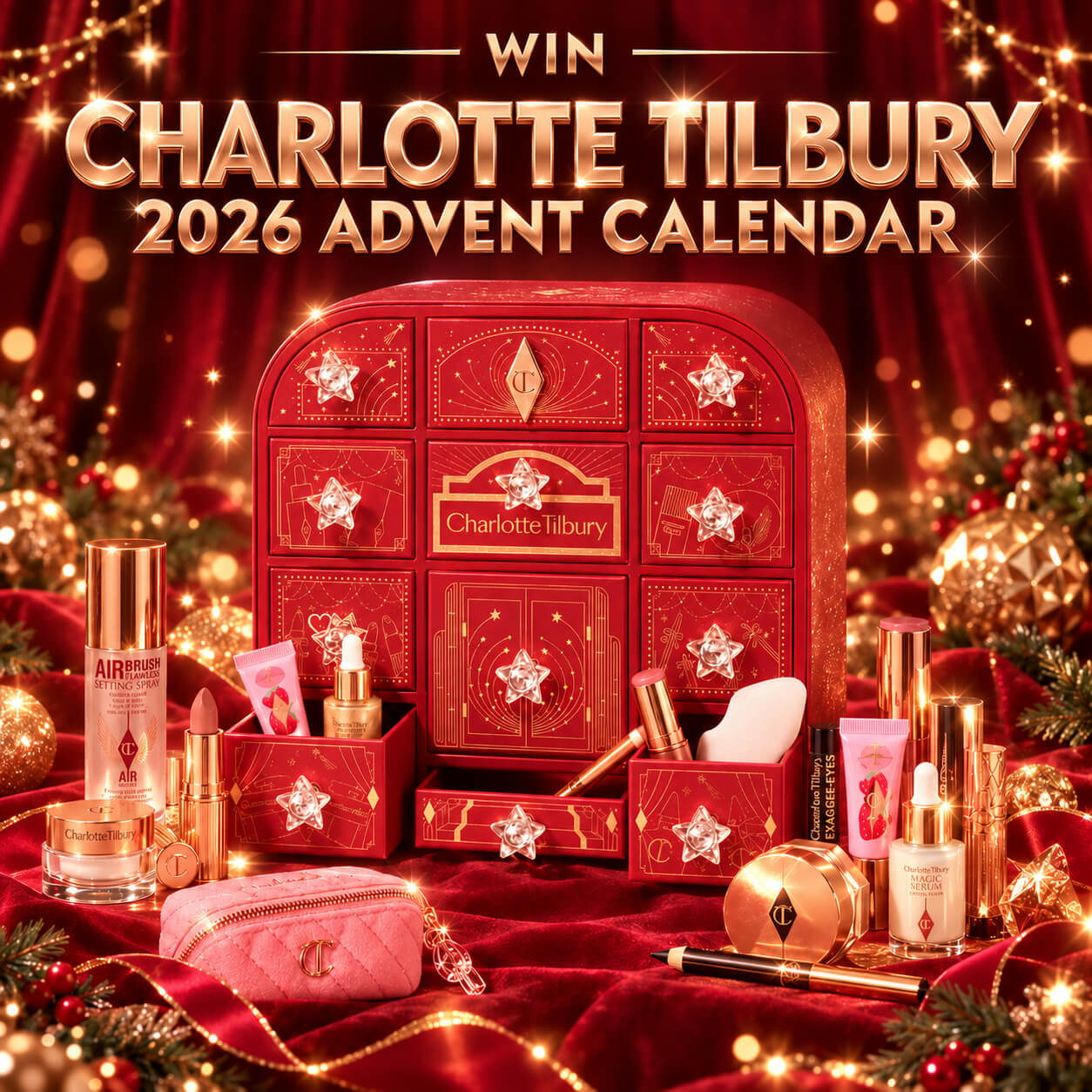 Win This Charlotte Tilbury Hollywood Beauty Wonderland 2026 Advent