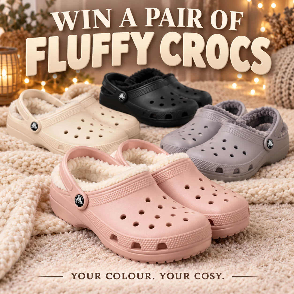 Win a pair of Fluffy Crocs!