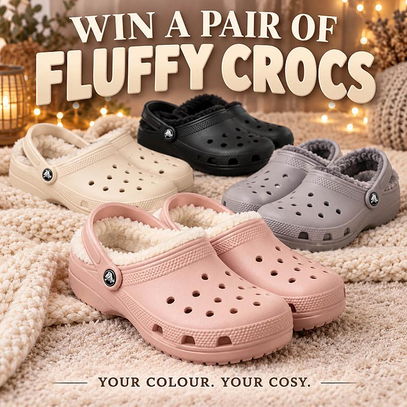 Win a pair of Fluffy Crocs!