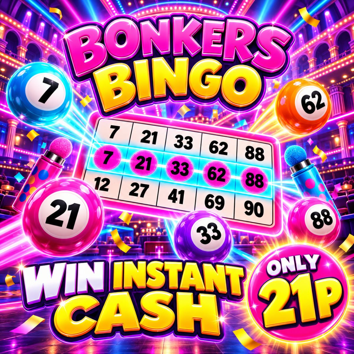 🎱 BONKERS BINGO