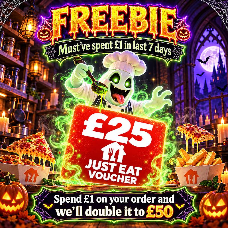 Win This £25 Just Eat Voucher For Free!
