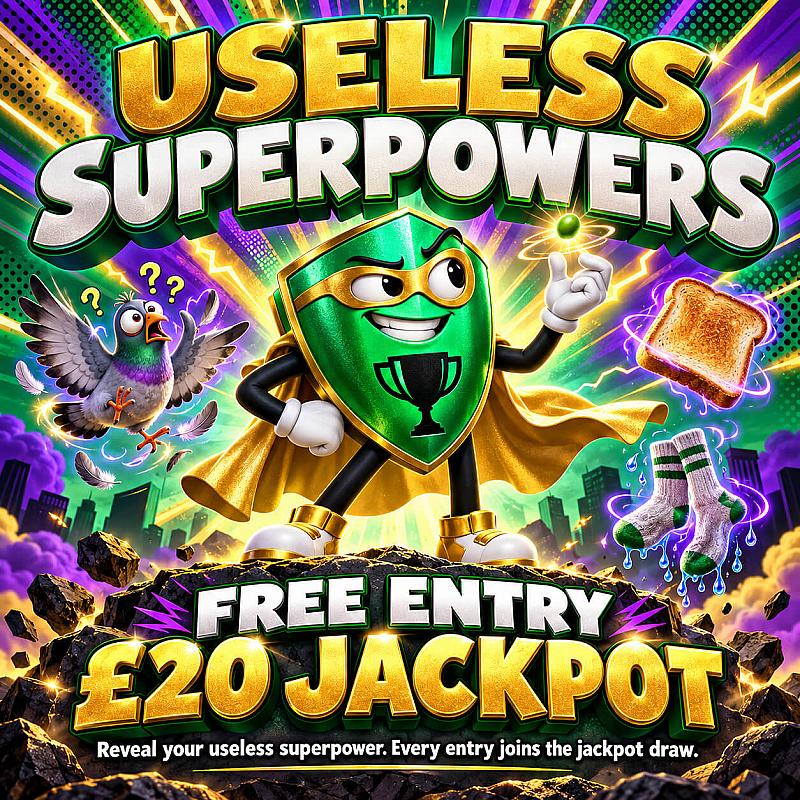 USELESS SUPERPOWERS - FREE £20 SITE CREDIT