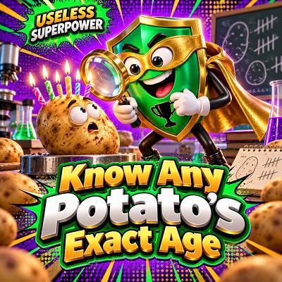 Know Any Potato’s Exact Age