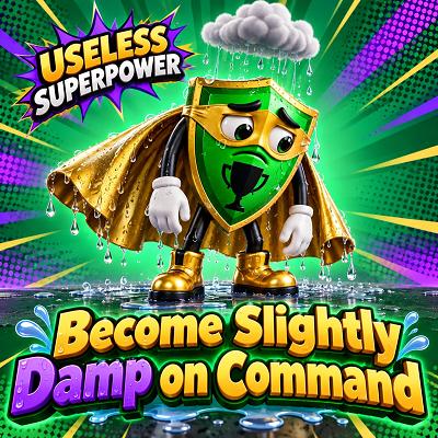 Become Slightly Damp on Command