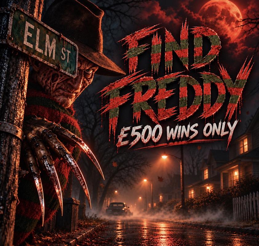 FIND FREDDY: £500 PRIZES ONLY!