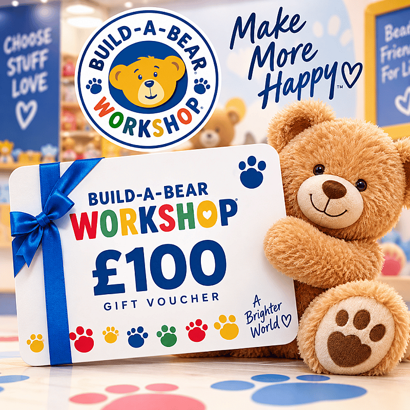 £100 BUILD A BEAR VOUCHER!