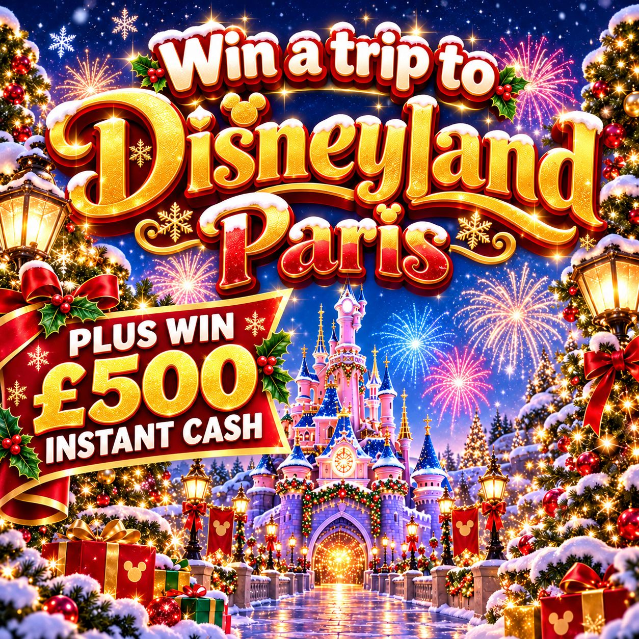 DISNEYLAND PARIS AT XMAS!
