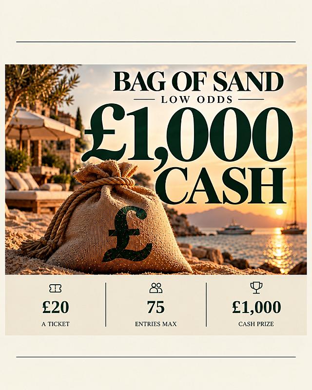 £1,000 CASH - LOW ODDS
