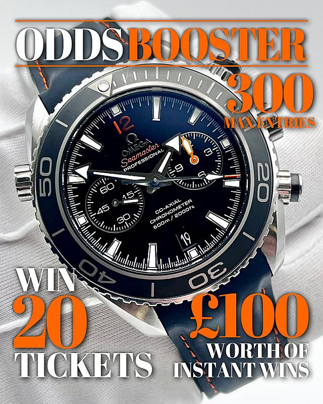 Odds Booster 3 Omega Planet Ocean WIN 20 TICKETS