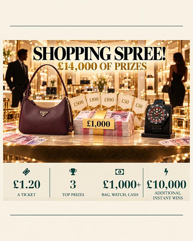 Shopping Spree! - £14,000 Prize Pot
