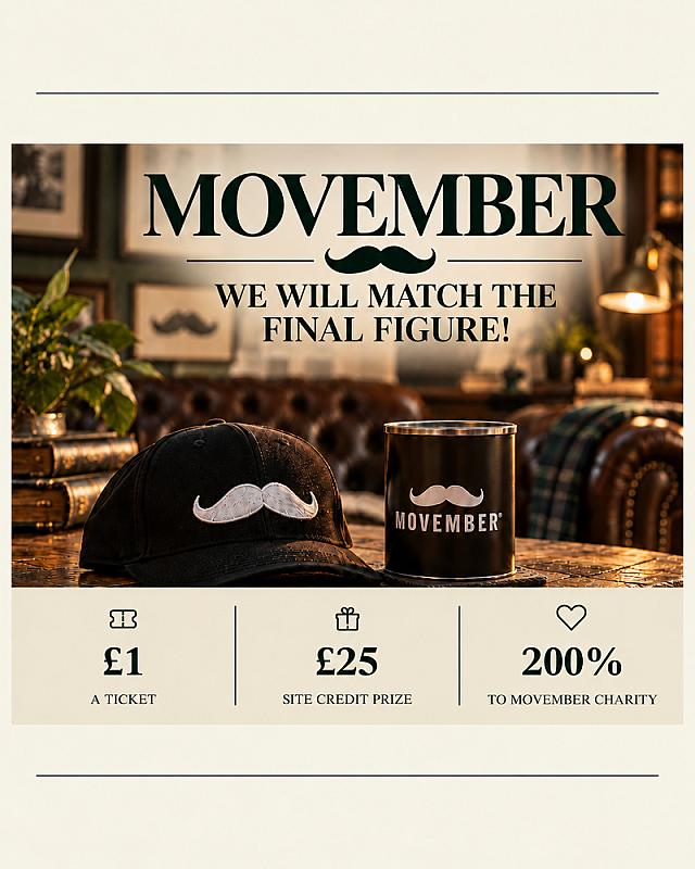 Movember - WE WILL MATCH THE FINAL FIGURE