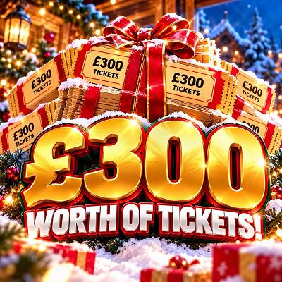 £300 WORTH OF TICKETS INTO THE 10K COMP!