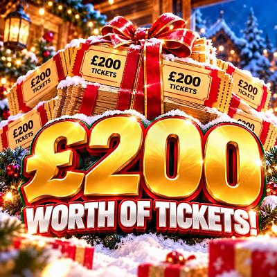 £200 WORTH OF TICKETS INTO THE 10K COMP!