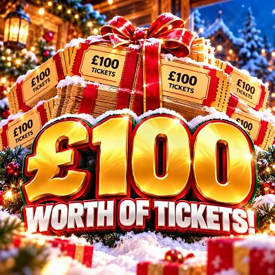£100 WORTH OF TICKETS INTO THE 10K COMP!