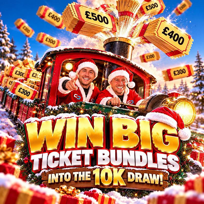 WIN TICKETS INTO THE 10K CRIMBO DAY DRAW 🎟️ + £350 END DRAW! 💰