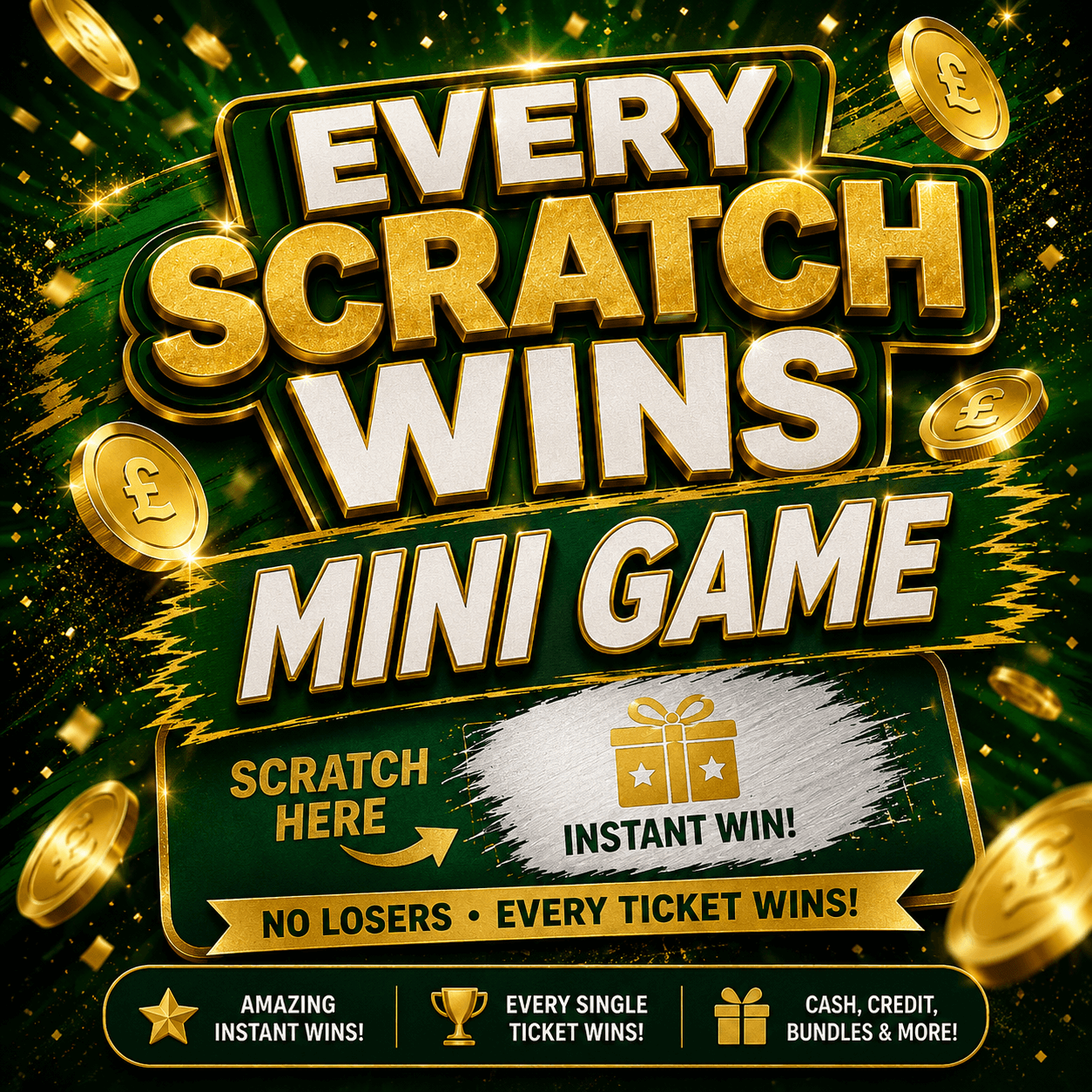 Every Scratch Wins MINI GAME ✨