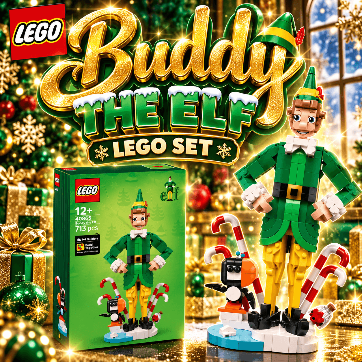 🎅🏼Buddy The Elf Lego Set 🎅🏼