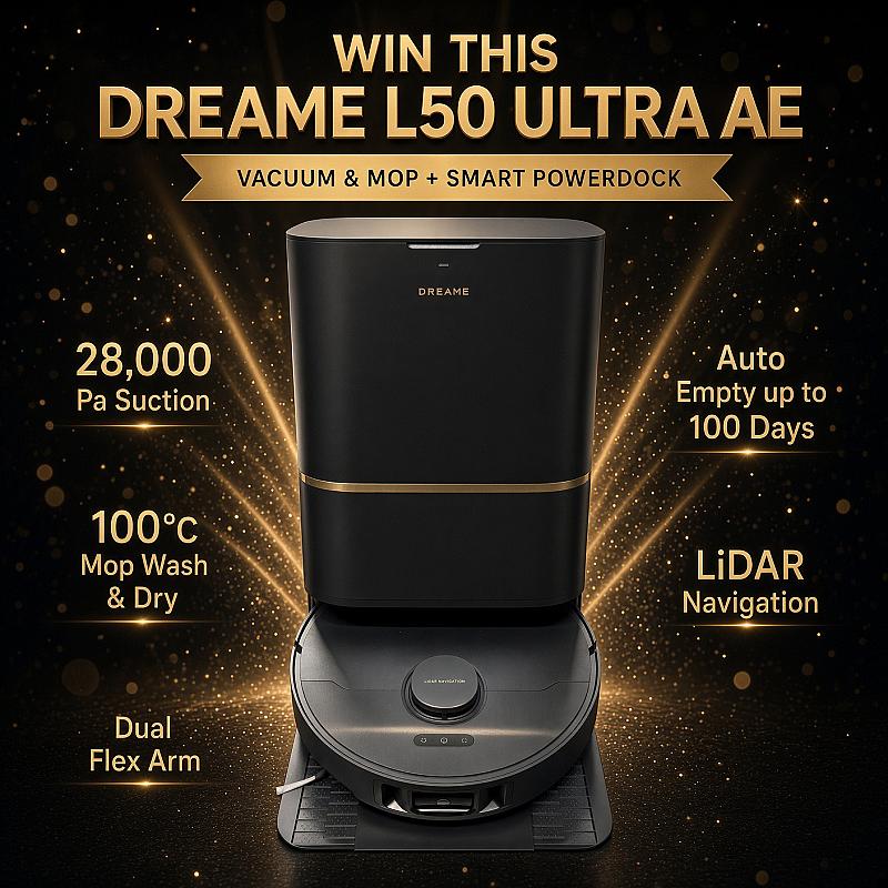 Dreame L50 Ultra Vacuum + Mop + Smart Power dock
