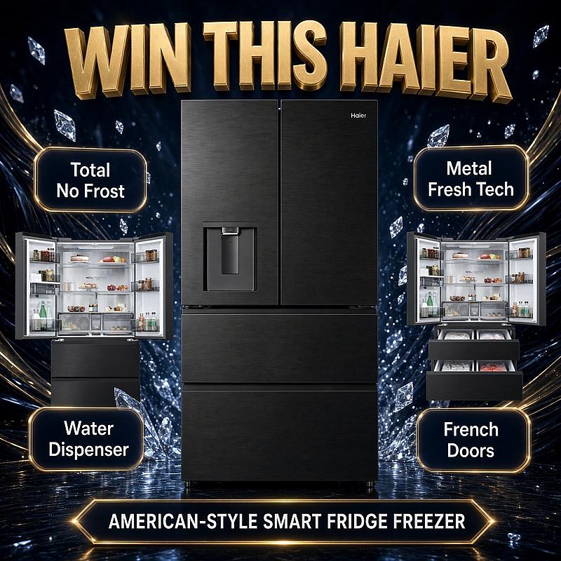 HAIER American Style Smart Fridge Freezer