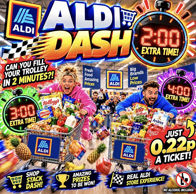 Aldi Dash!🛒🍔🍕