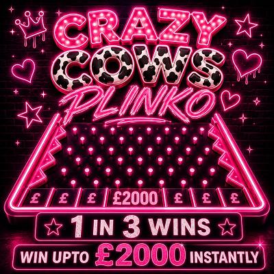 Crazy cows plinko 1in3