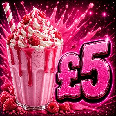 Raspberry ripple £5