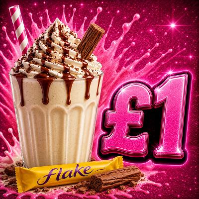 Flake on top? £1
