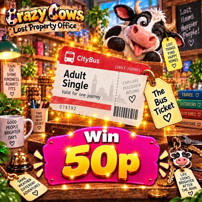 The bus ticket 50p